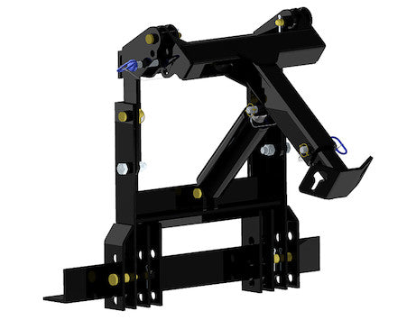 SnowDogg Pin Ear Plow Hitch With Power/Manual Tilt-3 Inch Cylinder