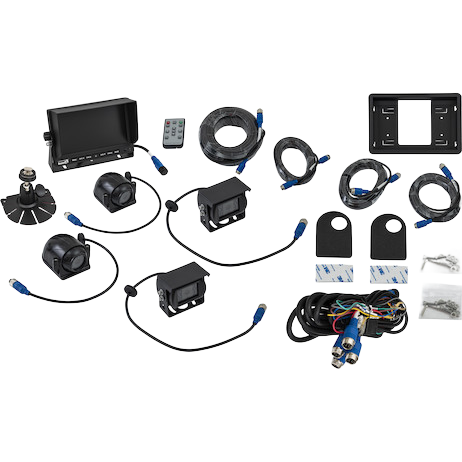 Backup Camera System With DVR and Blind Spot Detection