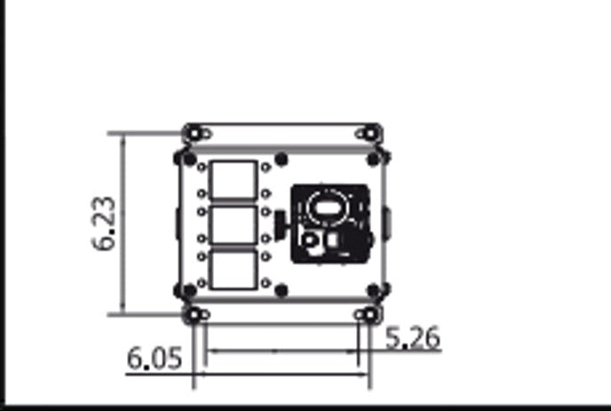 Stainless Steel Cab Control Tower with Three Accessory Slots