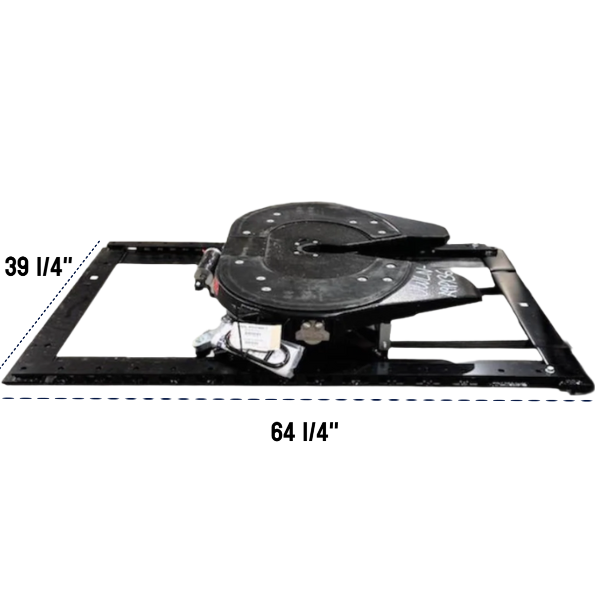Jost Blocked 5th Wheel with Low Lube Poly Top - 36" Slide