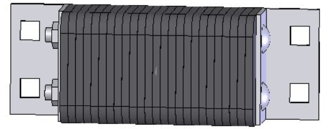 BUMPER; 10" DOCK, LAMINATED