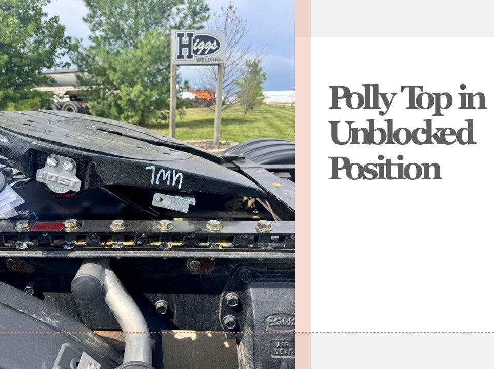 Stationary Jost Blocked 5th Wheel with Low Lube Poly Top