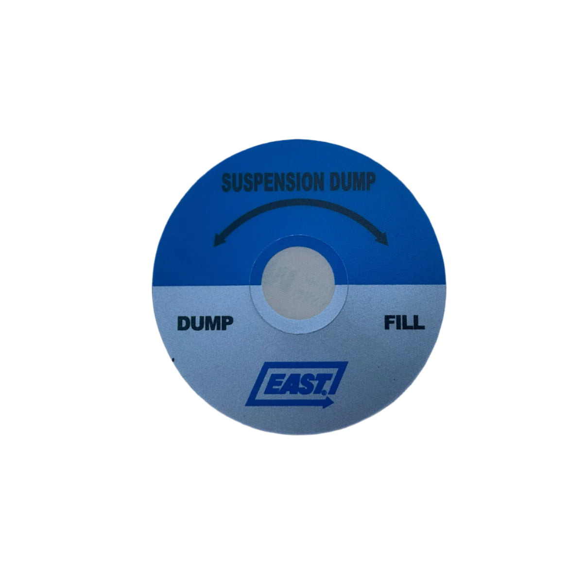 East Suspension Dump Valve Label