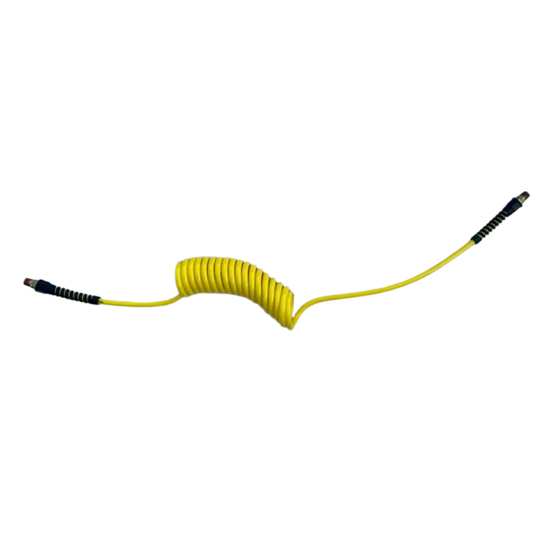 25' Coiled Air Hose (Yellow)