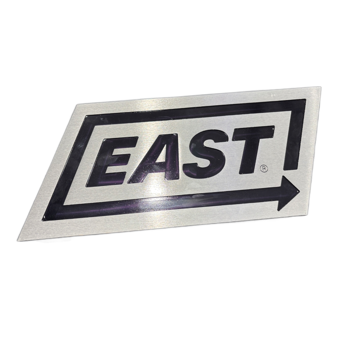 12-3/4" EAST NAMEPLATE W/LEGS