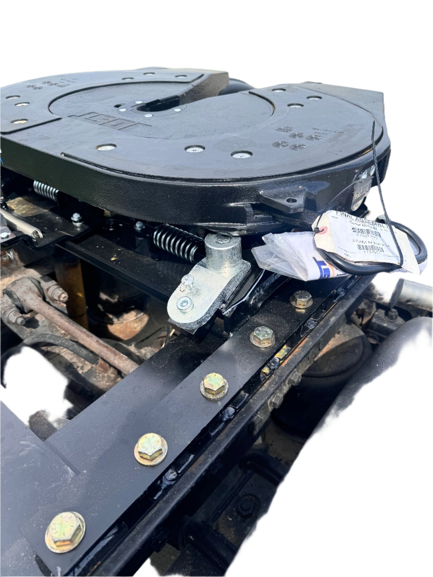 Stationary Jost Blocked 5th Wheel with Low Lube Poly Top