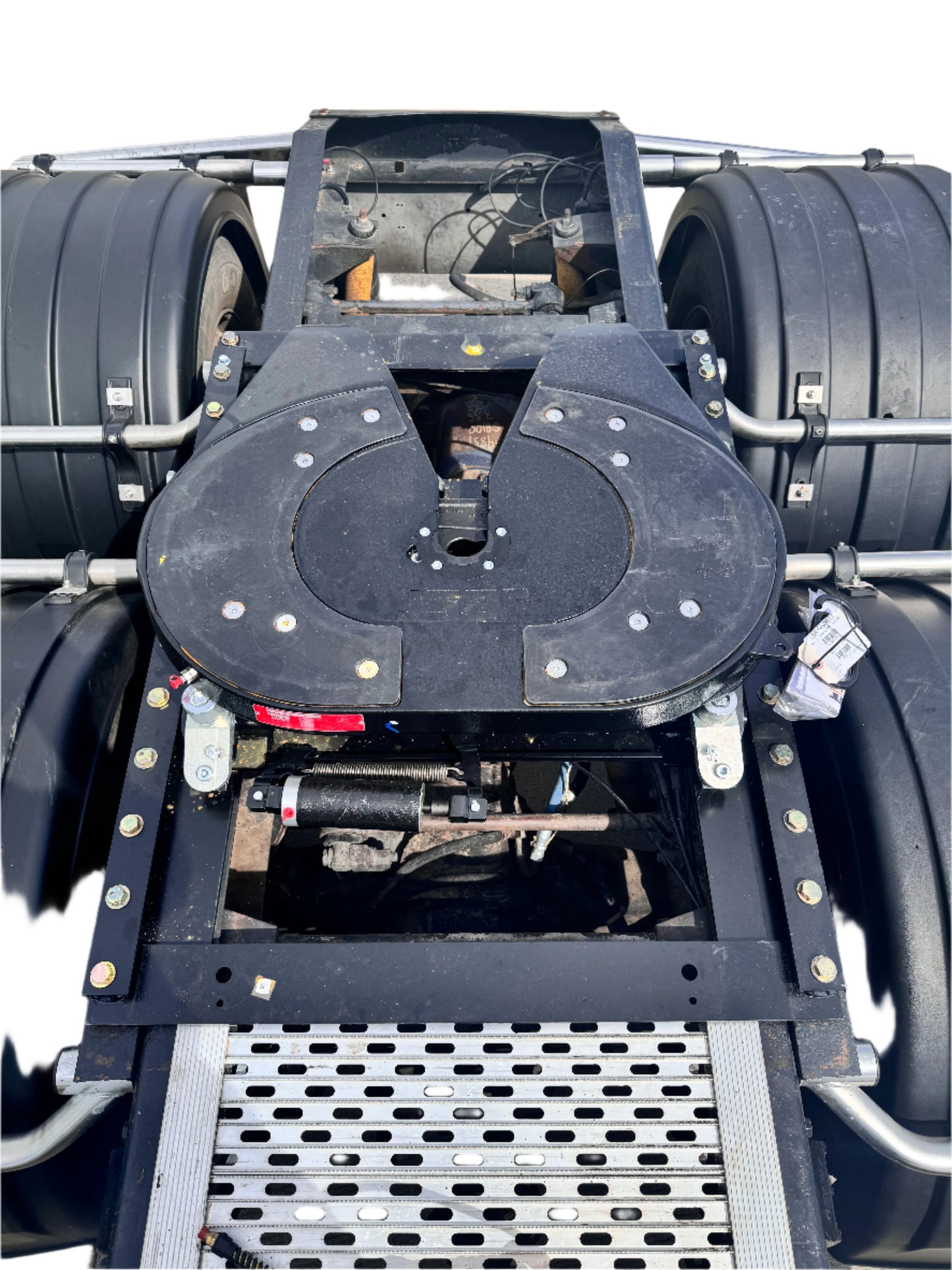 Stationary Jost Blocked 5th Wheel with Low Lube Poly Top
