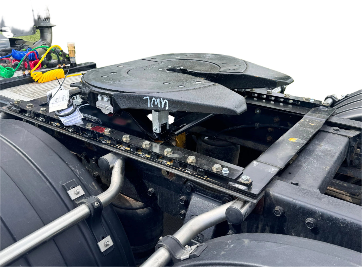 Stationary Jost Blocked 5th Wheel with Low Lube Poly Top