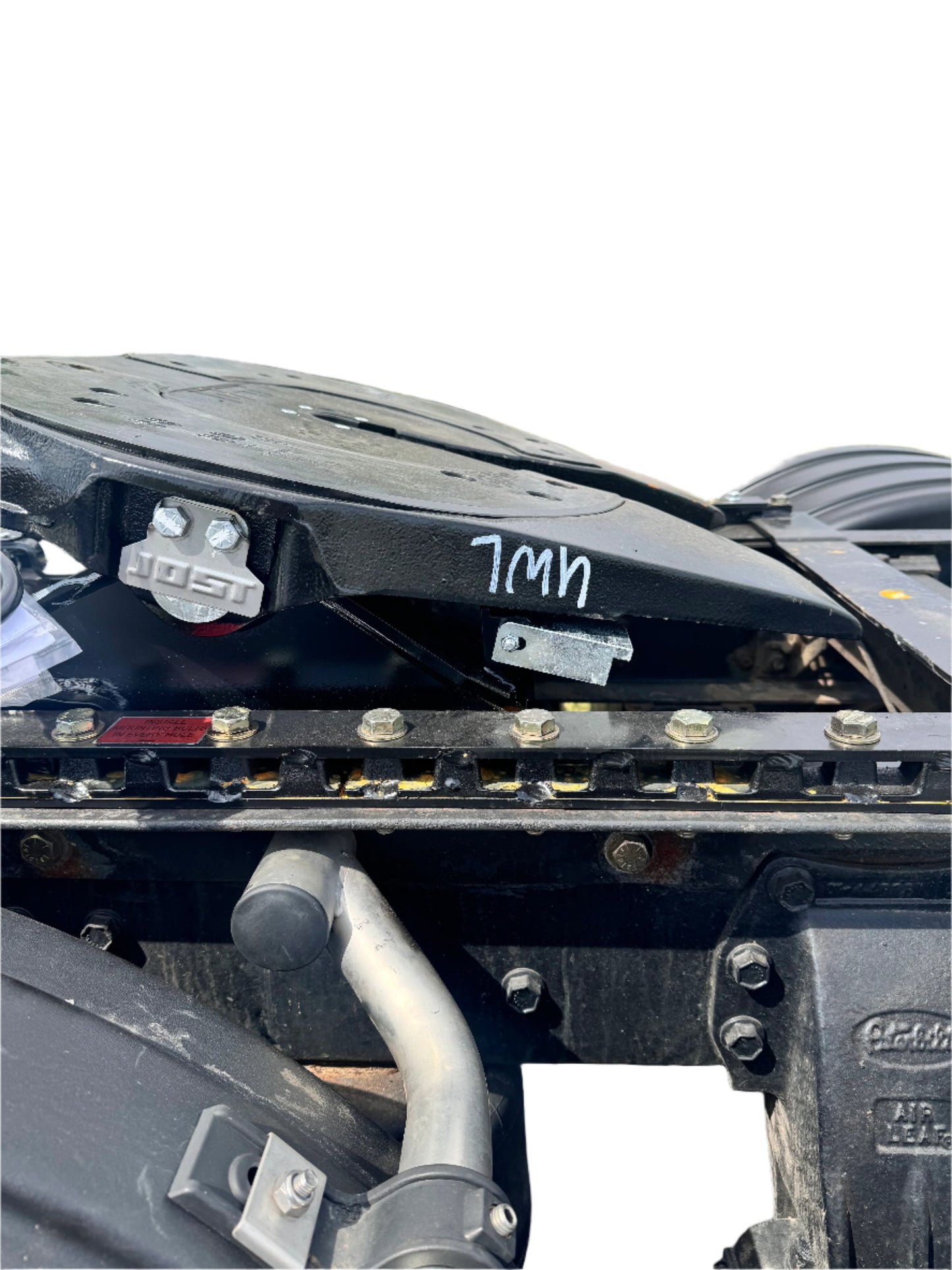Stationary Jost Blocked 5th Wheel with Low Lube Poly Top