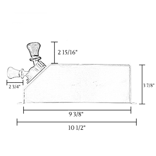 Lo-Pro Aluminum Control Tower with Two Accessory Switch Slots