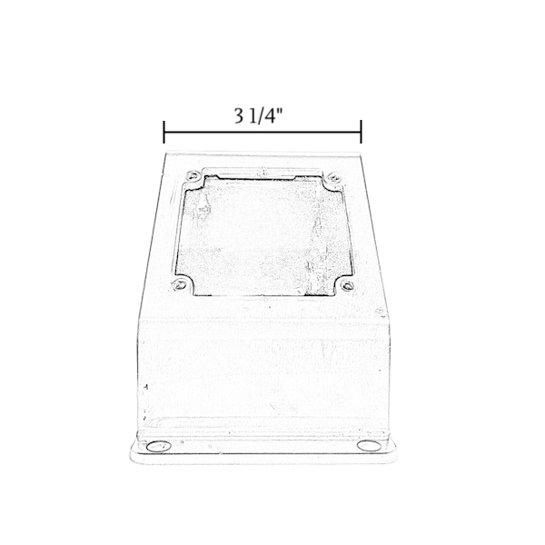 Lo-Pro Aluminum Control Tower with Accessory Switch Slot