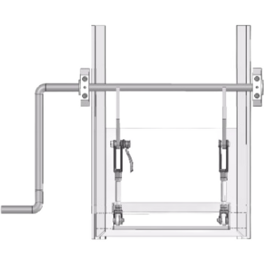 20" S & P Coal Door Kit W/UHMW Sliders