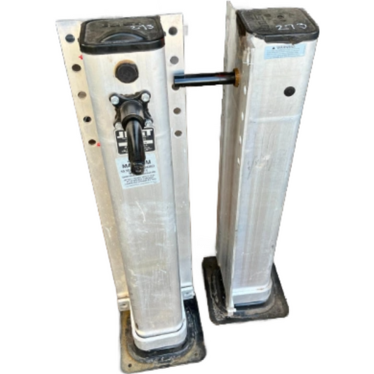 East 19 Inch Travel AX 150 Landing Gear Set- Aluminum