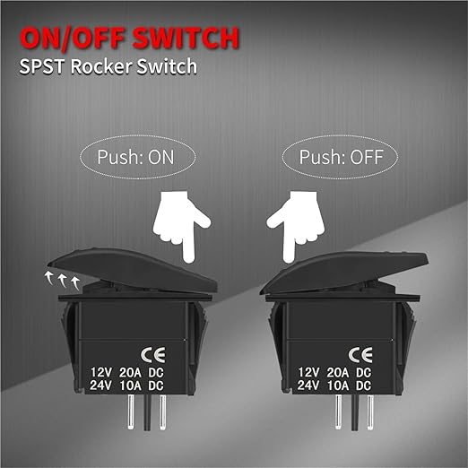 2 Pin On/Off Rocker Switch