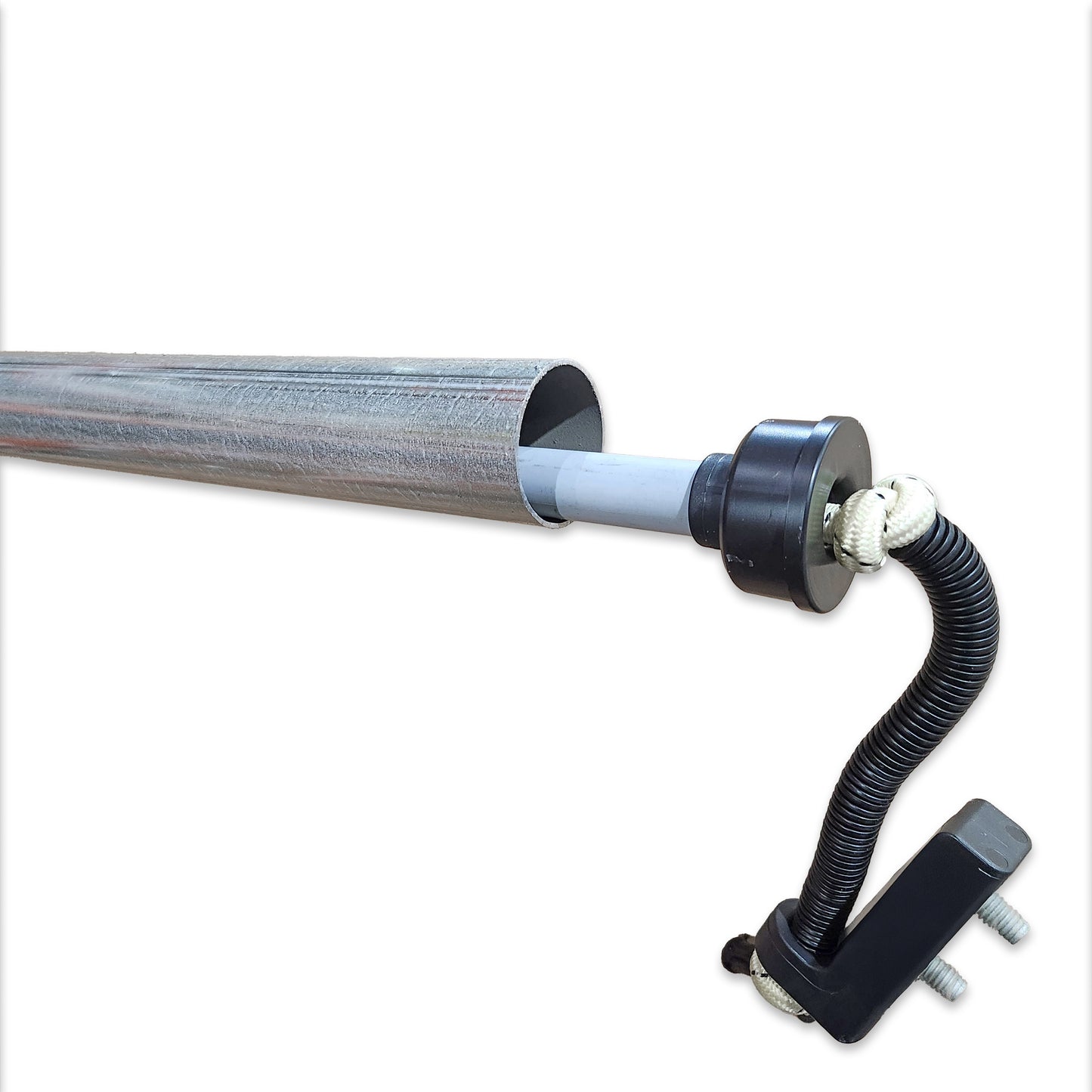 In-Roll Tube Bungee Return Kit, Non-Drive Side (GALV 2" roll tube) (48-103" wide box) (up to 156" ro