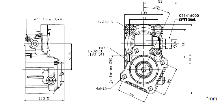 Mack/Volvo Dropdown PTO KIT