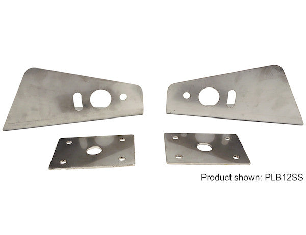 Truck Hood Snow Plow Light Bracket Stainless Steel Unwelded Bracket, Extended