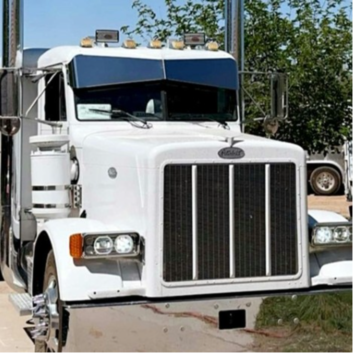 Peterbilt 12.5" Bowtie Boltless Drop Visor