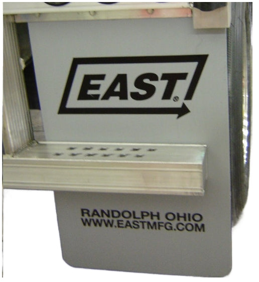 East 24"X 36" PLASTIC MUDFLAP (Platform Trailer)