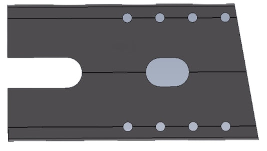 Jost Dolly Mount BRKT-Passenger Side