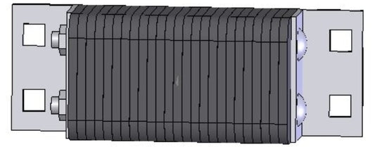 BUMPER; 10" DOCK, LAMINATED