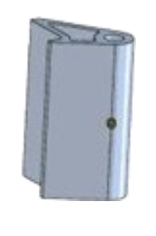 GEN S/S GATE HINGE OUTBOARD 3/4" PINHOLE