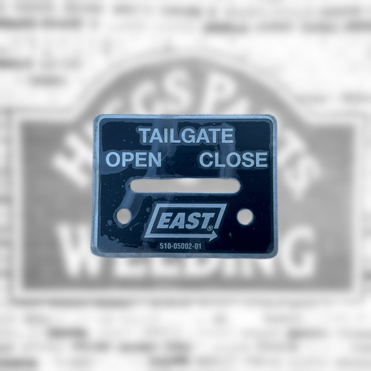 East Tailgate Toggle Cover Plate