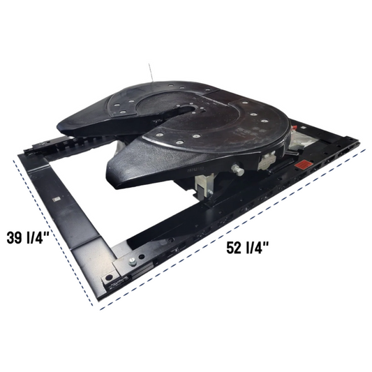 Jost Blocked 5th Wheel with Low Lube Poly Top - 24" Slide