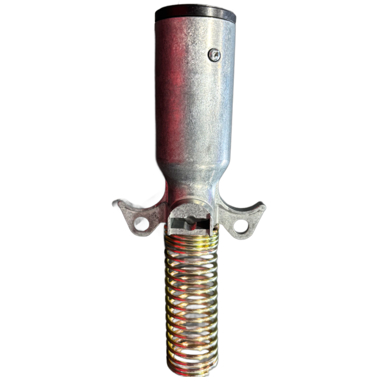 Vertical Dual Pole Tarp Plug with Spring Guard, 6 GA