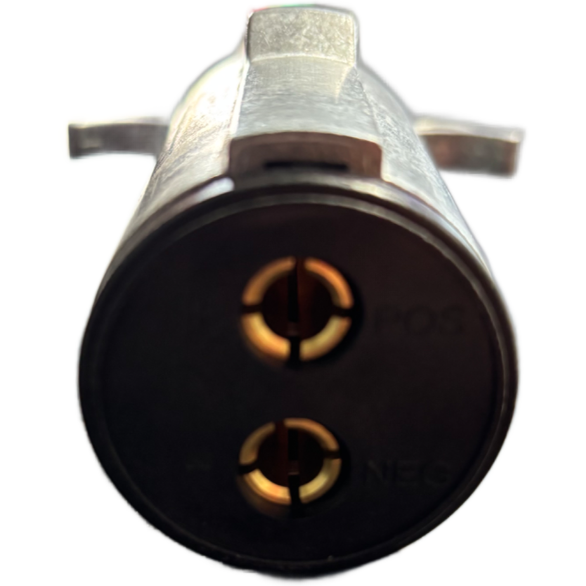Vertical Dual Pole Tarp Plug with Spring Guard, 6 GA