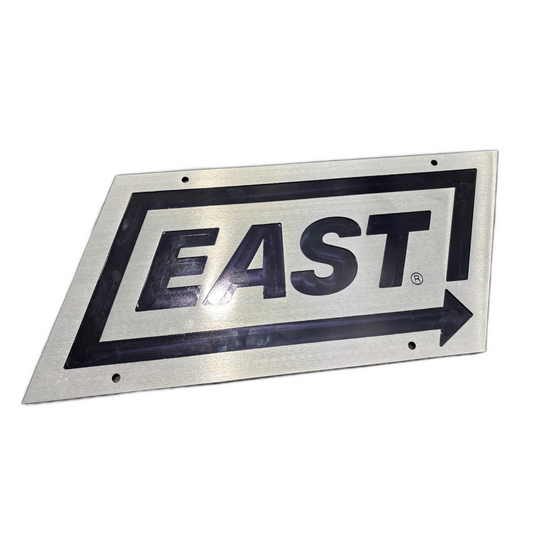 15-1/2" EAST FLAT NAMEPLATE