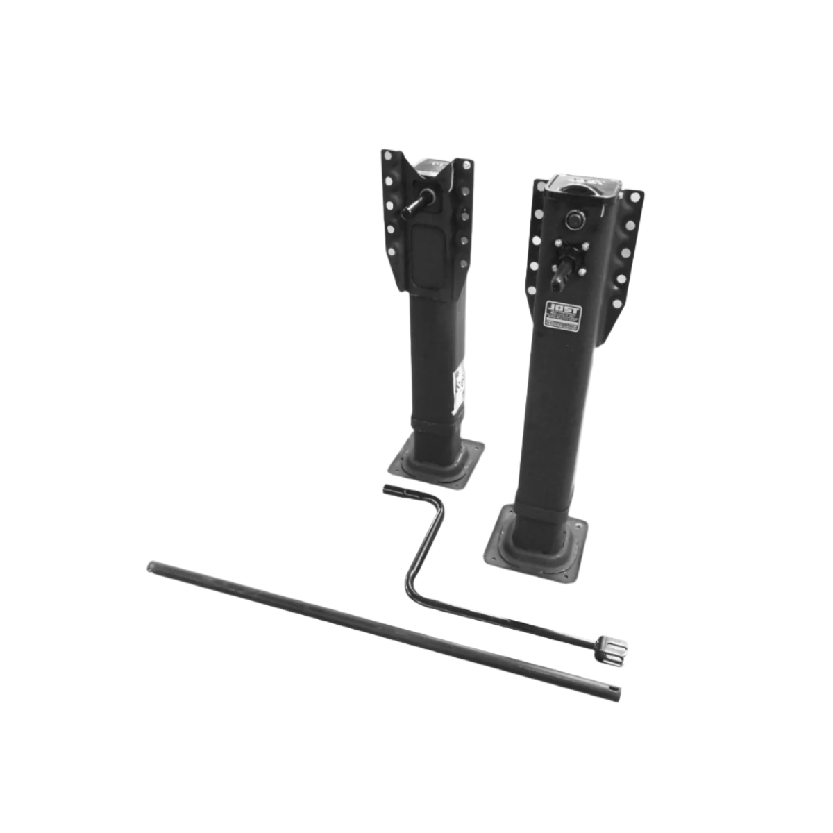 19" JOST LANDING GEAR SET OS MOUNT /Galv Handle OE only