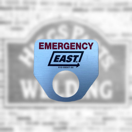 East Emergency Gladhand Plate