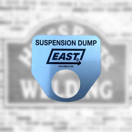 East Suspension Dump Gladhand Plate