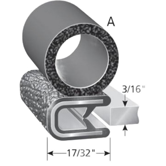 3/16" MANDOOR WATER SEAL